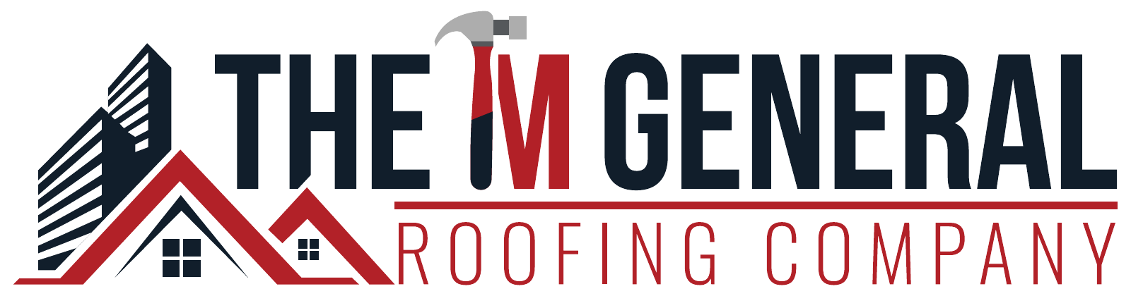 The M General Roofing Company logo